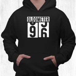 Birthday Gift Turning 96 Years Gift Oldometer 95 96 Shirt