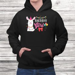 Cute Llama Alpaca Llama Girl Birthday Party Animal Llama Shirt