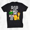 Dad Of The Wild One Zoo Theme Birthday Safari Jungle Animal Shirt