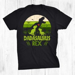 Dadasaurus Rex Kids Sunset Shirt