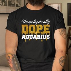 Dope Aquarius Zodiac African Birthday Shirt