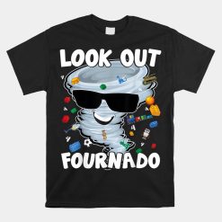 Fournado Tornado 4th Birthday Party Theme I'm 4 Years Old Shirt