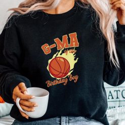 G-ma Of The Birthday Boy Basketball Family Bday Party Shirt