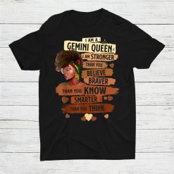 Gemini Queen Sweet As Candy Birthday Shirt
