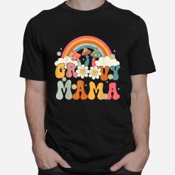 Groovy Rainbow Mama Birthday Shirt