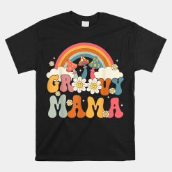 Groovy Rainbow Mama Birthday Shirt