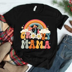 Groovy Rainbow Mama Birthday Shirt