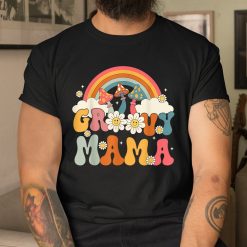Groovy Rainbow Mama Birthday Shirt