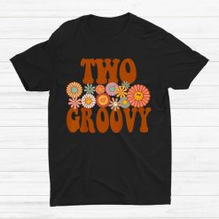 Groovy Two 2nd Matching Family 1st Birthday Party Shirt