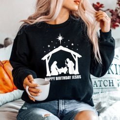 Happy Birthday Jesus Christmas Christian Party Religious Shirt