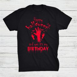 Happy Halloween And Yes It’s My Birthday Lantern Pumpkin Shirt