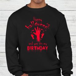 Happy Halloween And Yes It’s My Birthday Lantern Pumpkin Shirt