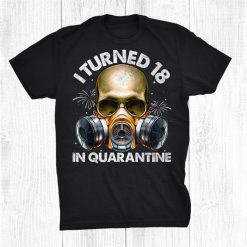 I Turned8 In Quarantine Skull Quarantined8th Birthday Shirt
