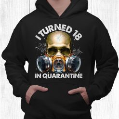 I Turned8 In Quarantine Skull Quarantined8th Birthday Shirt