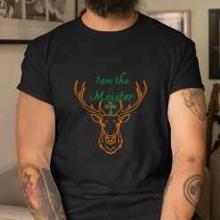 Jaegermeister Meister Deer Family Dad Mom Naughty Shirt