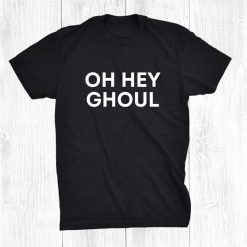 Kids Hey Ghoul Halloween Birthday Costume Funny Boys Girls Shirt