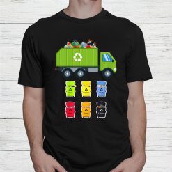 Kids Trash Bins Garbage Trucks Birthday Boy Toddler Shirt