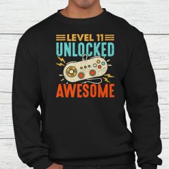 Level 11 Unlocked Shirt Gaming Boy Girl 11th Birthday Gamer Shirt