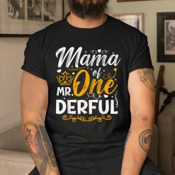 Mama Of Mr One Derful Party Matching Family 1st Birthday Shirt