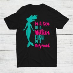 Mermaid Squad Party Colorful Mermaid Birthday Shirt