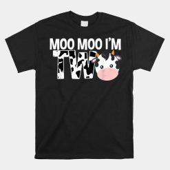 Moo Moo I'm Two 2nd Birthday Shirt