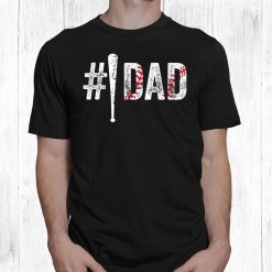 Number One Daddy Gift From Son Baseball Lover Shirt