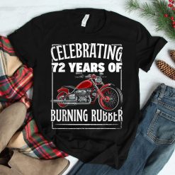 Old Biker Motorcycle Guy 72nd Birthday Born In Year 1951 Shirt