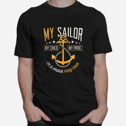 Proud Navy Mother For Moms Of Sailors Proud Mom Navy Family Shirt