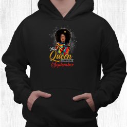 Queens Are Born In September Birthday Shirt