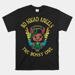 The Bossy Angel Women Birthday Squad Group Shirt