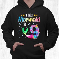 This Mermaid Is 9 Years Old 9th Birthday Boy Girl Shirt