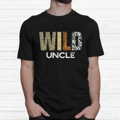 Uncle Of The Wild One Zoo Birthday Safari Jungle  Shirt