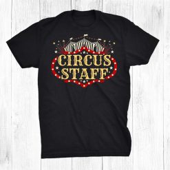 Vintage Circus Themed Birthday Party Shirt Event Staff Shirt