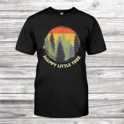Vintage Happy Little Tree Funny Birthday Shirt Kids Shirt
