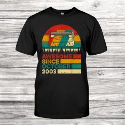 Vintage October0036 Years Old6th Birthday Shirt