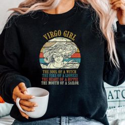 Virgo Girl Birthday Zodiac Sign Astrology Horoscope Shirt
