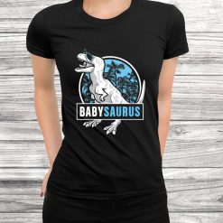 Youth Babysaurus For Kids Toddlers Birthday Party T Rex Baby Shirt