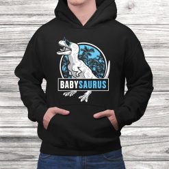 Youth Babysaurus For Kids Toddlers Birthday Party T Rex Baby Shirt