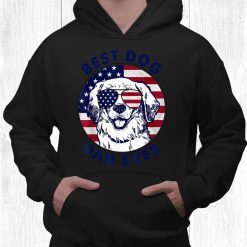 Best Dog Dad Ever American Flag Shirt Gift For Best Father Shirt