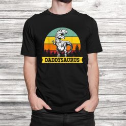 Daddysaurus Dad Gift T Rex Dinosaur Shirt