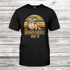 Grumpasaurus T Rex Funny For Grumpy Dad Grandpa Shirt