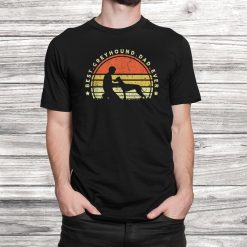Best Greyhound Dad Ever T-Shirt Dog Father Love Puppy Retro Shirt