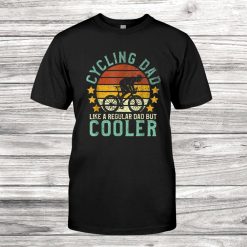 Mens Cycling Dad Bike Riderand & Cyclist Shirt