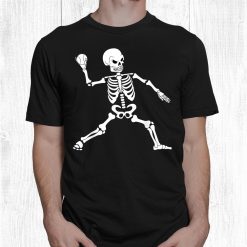 Baseball Halloween Skeleton Costume Celebration Shirt