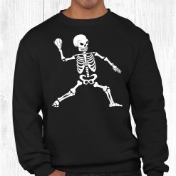 Baseball Halloween Skeleton Costume Celebration Shirt