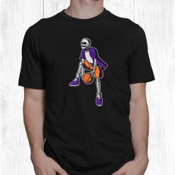 Basketball Skeleton Halloween Basketball Player Halloween Shirt