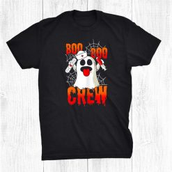 Boo Boo Crew Nurse Ghost Funny Halloween Shirt