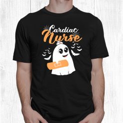Cardiac Nurse Halloween And Scary Ghost Hospital Surgery Shirt