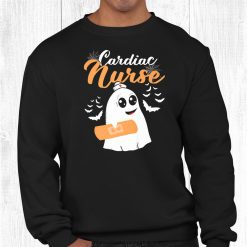 Cardiac Nurse Halloween And Scary Ghost Hospital Surgery Shirt