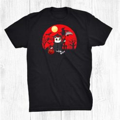 Cool Cat Grim Reaper Lover Scary Happy Halloween Day Shirt